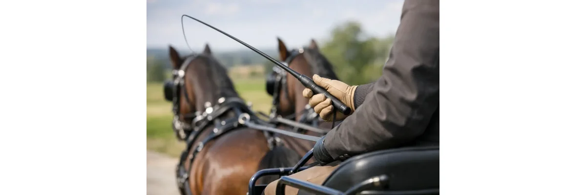 Fahrpeitsche richtig halten beim Kutschefahren - Fahrpeitsche richtig halten beim Kutschefahren