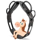 Esposita Voltigiergurt &quot;Hobby&quot; mit Beinschlaufen und breiter Wirbels&auml;ulenfreiheit Pony