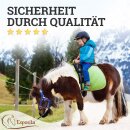 Esposita Reitgurt, Reithilfe mit zwei stabilen Ledergiffen - Uni Schwarz Pony