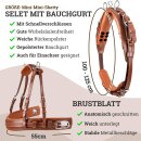 Esposita Einsp&auml;nnergeschirr &quot;Anatomic Style&quot; Cronic Braun Gr. Mini-Mini-Shetty