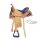Esposita Westernsattel "Prince" für Pony und Shetty echtes Leder in Blau 12"