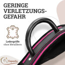 Esposita riding girth, volting girth with two leather handles - pink Pony