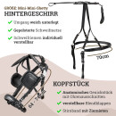 Esposita single harness set "Shettyglück" black Gr. Mini-Mini-Shetty