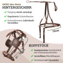 Esposita single harness set "Shettyglück" black Gr. Mini-Shetty