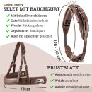 Esposita single harness set "Shettyglück" brown Gr. Shetty
