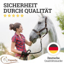 Lederhalfter &quot;Deluxe&quot; anatomisch Schoko Braun