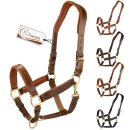 Esposita anatomisches Lederhalfter "Deluxe" - Fettleder Braun Cob