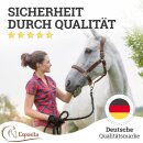 Esposita anatomisches Lederhalfter "Deluxe" - Fettleder Braun Cob