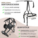 Esposita single harness set "Shettyglück" black Gr. X-Shetty
