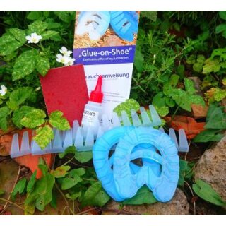 HippoBlue Klebebeschlag Komplettset 125 Pferdekragen dickflüssig