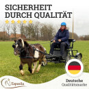 Esposita Einsp&auml;nnergeschirr &quot;Pferdegl&uuml;ck&quot; Braun Gr. Cob