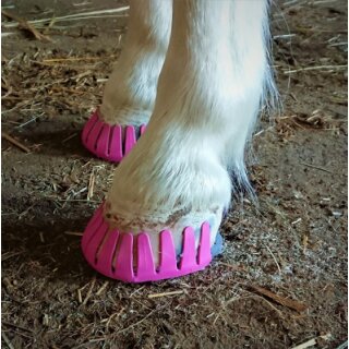 HippoBlue Klebekragen Set Universal &quot;Pink Edition&quot; Gr. Pony (ohne Beschl&auml;ge)