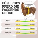 Esposita Einsp&auml;nnergeschirr "Pferdegl&uuml;ck" Schwarz, Braun unterlegt Gr. Cob