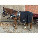 Esposita Fahrdecke Nierendecke - Fahrnierendecke aus Fleece - Schwarz Cob