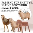 Esposita Shetty Sattel Set zum reiten f&uuml;r Kinder, geeignet f&uuml;r Shettys und Holzpferde