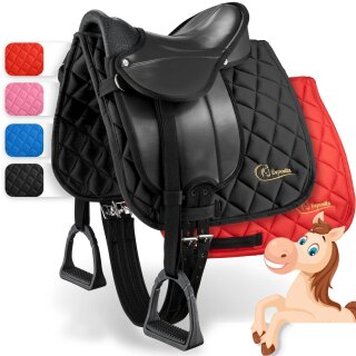 Esposita Shetty Sattel Set zum reiten für Kinder,...