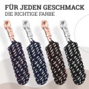 Esposita F&uuml;hrstrick, Anbindestrick Soft  "Champion Edition" - Navy/Silber Panikhaken