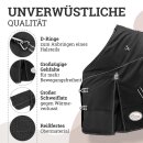 Esposita Airflow Outdoordecke f&uuml;r optimales Klima ohne Hitzestau 100% wasserdicht 135cm mit 300g F&uuml;llung Schwarz