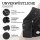 Esposita Airflow Outdoordecke für optimales Klima ohne Hitzestau 100% wasserdicht 135cm mit 300g Füllung Schwarz