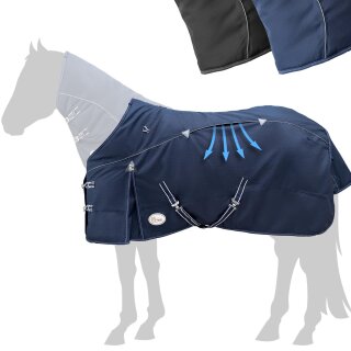 Esposita Airflow Outdoordecke für optimales Klima ohne Hitzestau 100% wasserdicht 155cm ohne Füllung Navy