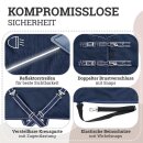 Esposita Airflow Outdoordecke f&uuml;r optimales Klima ohne Hitzestau 100% wasserdicht 155cm ohne F&uuml;llung Navy