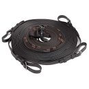 S-Grip Viersp&auml;nner Vorderleine mit festem Kreuzst&uuml;ck, schwarz/braun Full