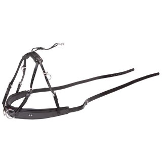 Zilco ZGB Kombi Brustblatt & Stränge schwarz Full Size Nur Frontteil inkl. Stränge