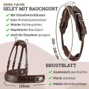 Esposita Einsp&auml;nnergeschirr "Professional" Braun Gr.  Full