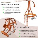 Esposita Einsp&auml;nnergeschirr "Professional" Hellbraun Gr. XFull