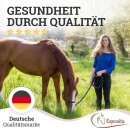 Esposita Heunetz mit Ringen und Karabinerhaken Schwarz mittel (5x5cm)