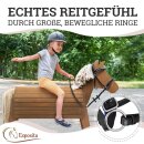 Esposita gebisslose Trense f&uuml;r Holzpferde Blau klein