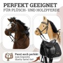 Esposita gebisslose Trense f&uuml;r Holzpferde Schwarz gro&szlig;