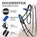 Esposita gebisslose Trense f&uuml;r Holzpferde Blau gro&szlig;