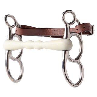 Zilco Postkandare - weiße Stange 11,5cm