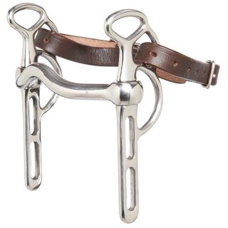 Zilco Halbe Liverpool Kandare mit gebogener Stange 12,5cm