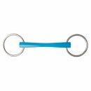 Zilco Trense Ring Snaffle flexible Flexi Mullen Blau
