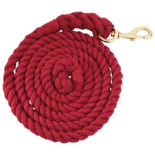 Zilco Cotton Rope Lead (Baumwoll-Führstrick) Burgund