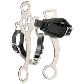 Zilco Nasen Hackamore (Edelstahl mit PVC)