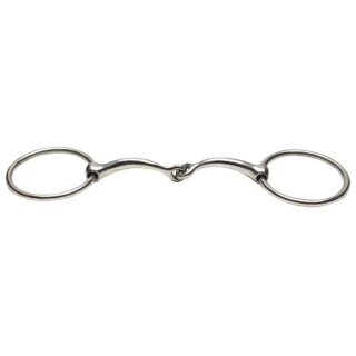 Snaffle-Gebiss mit gebogenem Mundstück