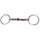 Sweet-Iron-Snaffle-Gebiss mit starkem Mundstück und Kupfereinlagen Mundstückweite: 12,5 cm; Stärke: 14 mm; Ringgröße: 65 mm.