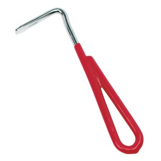Huf-Kratzer mit PVC-Ummantelung Rot