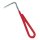 Huf-Kratzer mit PVC-Ummantelung Rot
