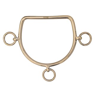 Zilco Straight Brass Chifney Gebiss (kein Gummi) Cob