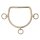 Zilco Straight Brass Chifney Gebiss (kein Gummi) Cob