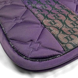 Zilco Glamour Dressur Satteldecke Violett