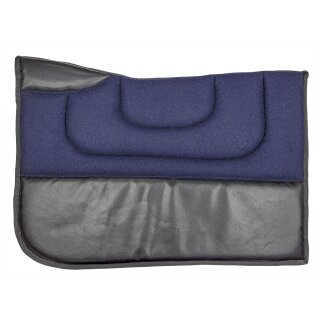 Zilco Woll-Pad Sattel Unterlage Navy Blau