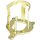 Trensenhalter Gold
