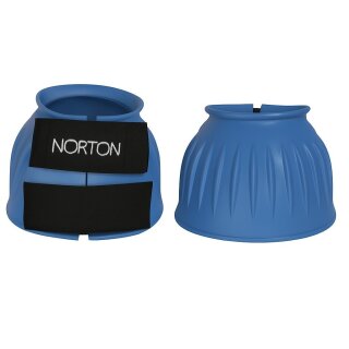 Hufglocken Crazy | Norton | Springglocken in verschiedenen Farben | Gummiglocken mit Klettverschluss | Glocken in der Größe M | Farbe Himmelblau