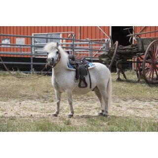 Shetty Navajo Westernpad Pony Rot/schwarz/weiß