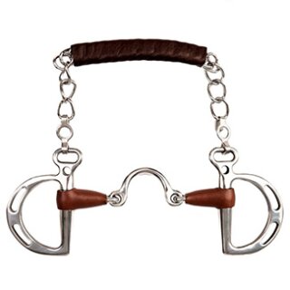 Metalab Kimblewick Moon Link Leder-Gebiss 13,5cm